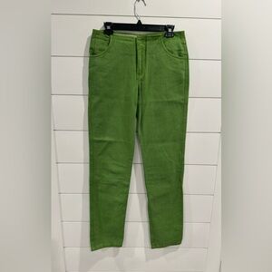 NWT Christopher Esber green deconstructed jeans